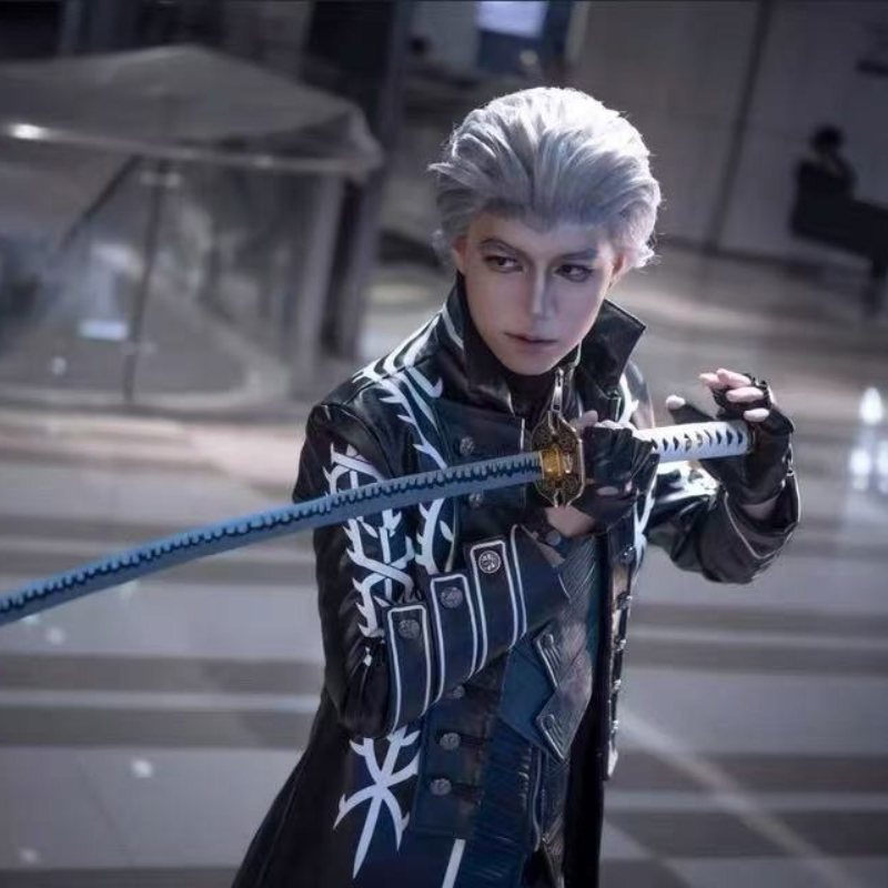 Men Formal Wear Vest - Game DMC Vergil Cosplay Costume Nelo