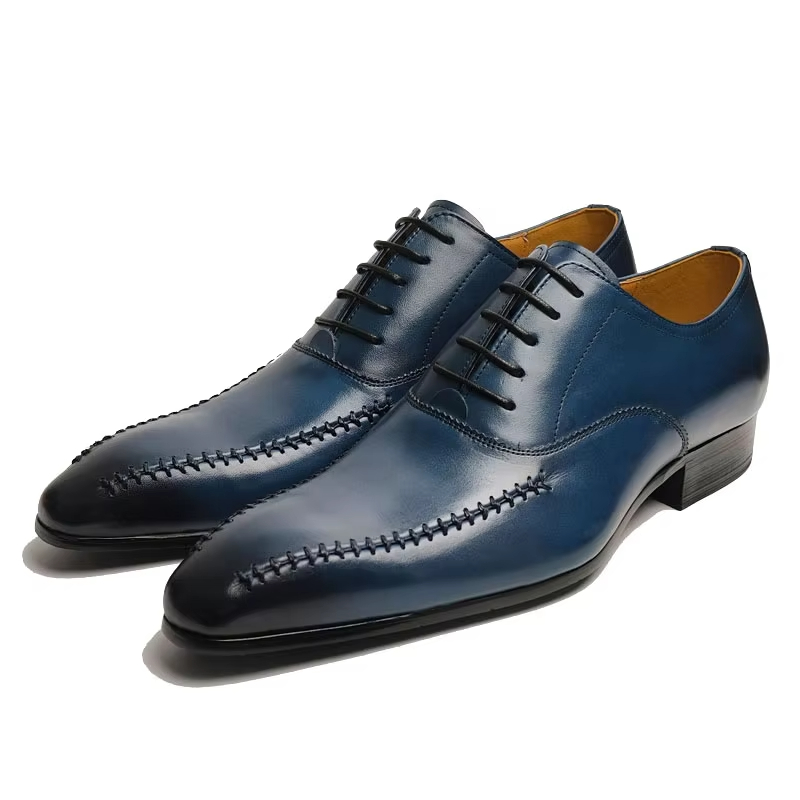 Men'S Luxury Formal Wear - High-end luxury Men's Genuine Leather Dress