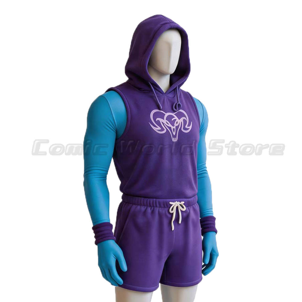 He Man Gym Bro Skeletor Cospla - огляд і ціна Men Formal Wear Vest