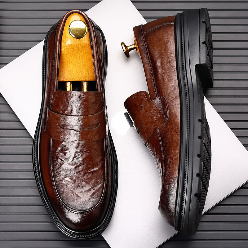 Men's leather shoes for casual - огляд і ціна Men Formal Wear Dress
