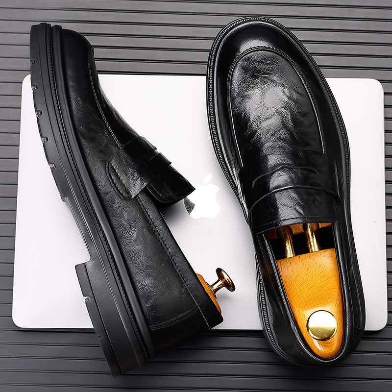 Men's leather shoes for casual - огляд і ціна Men Formal Wear Dress