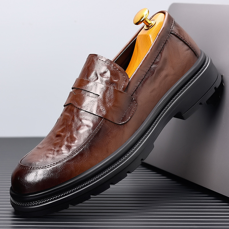 Men's leather shoes for casual - огляд і ціна Men Formal Wear Dress