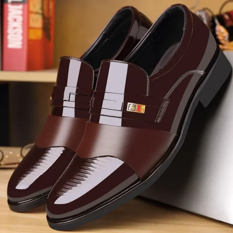 Leather Shoes for Men Wedding  - огляд і ціна Men'S Luxury Formal Wear