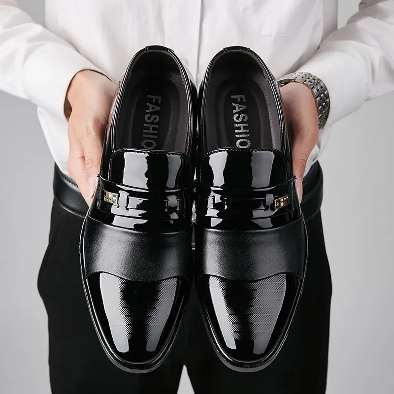 Leather Shoes for Men Wedding  - огляд і ціна Men'S Luxury Formal Wear