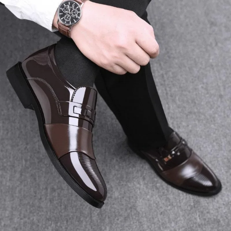Leather Shoes for Men Wedding  - огляд і ціна Men'S Luxury Formal Wear