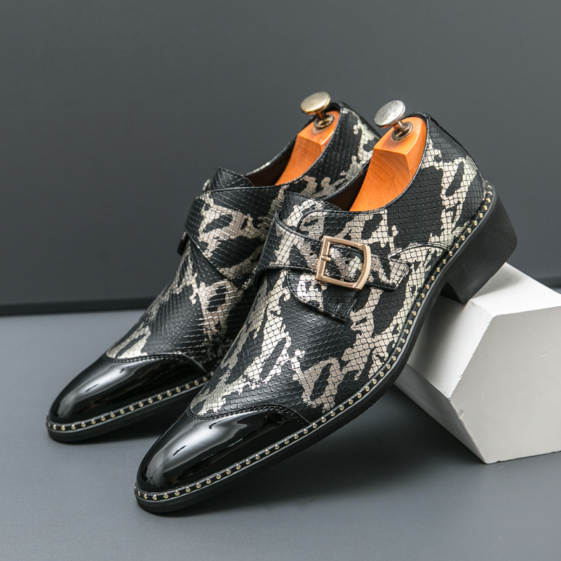 Retro Classic Le Fu Shoes Men  - огляд і ціна Men Formal Wear Green