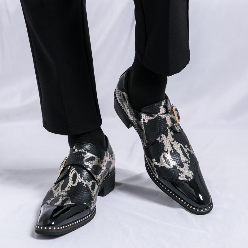 Retro Classic Le Fu Shoes Men  - огляд і ціна Men Formal Wear Green