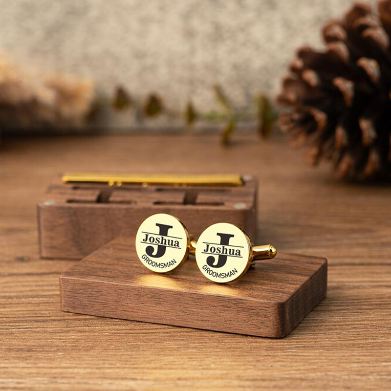 Personalized Groomsmen Cufflin - огляд і ціна Tie Bar Clip