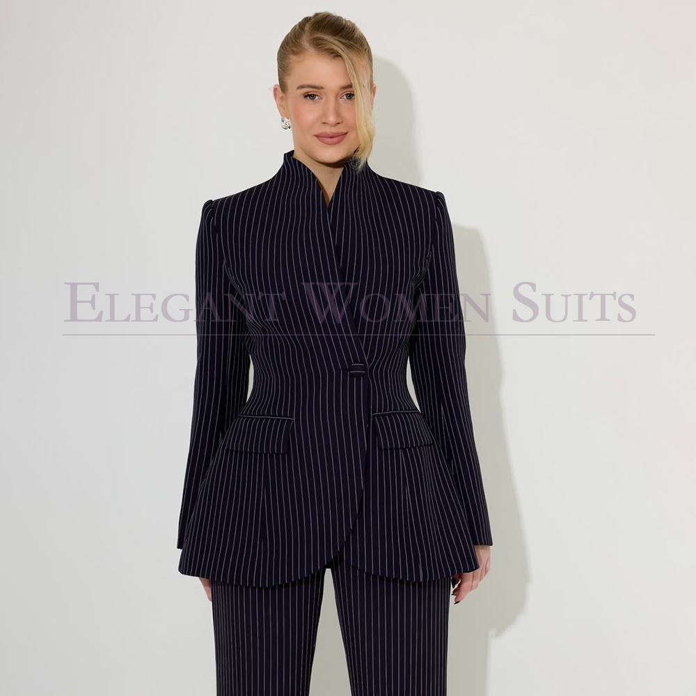 Black Pinstripe Men's Suits Fo - огляд і ціна Men Formal Wear All Black