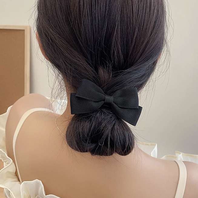 New Korean Bow Elastic Hair Ba - огляд і ціна Tie Bar Clip
