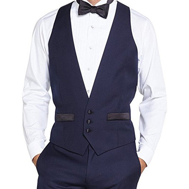 Navy Blue Wedding Groomsmen Tu - огляд і ціна Men Formal Wear Blue