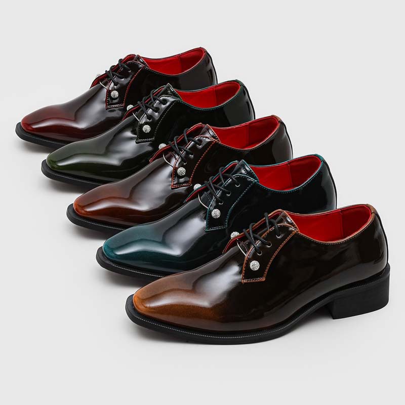 Luxury Patent Leather Derbys D - огляд і ціна Men'S Luxury Formal Wear