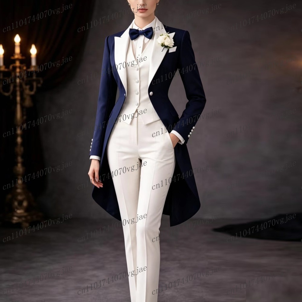 Navy Blue And White Long Women - огляд і ціна Men'S Formal Wear For A Wedding