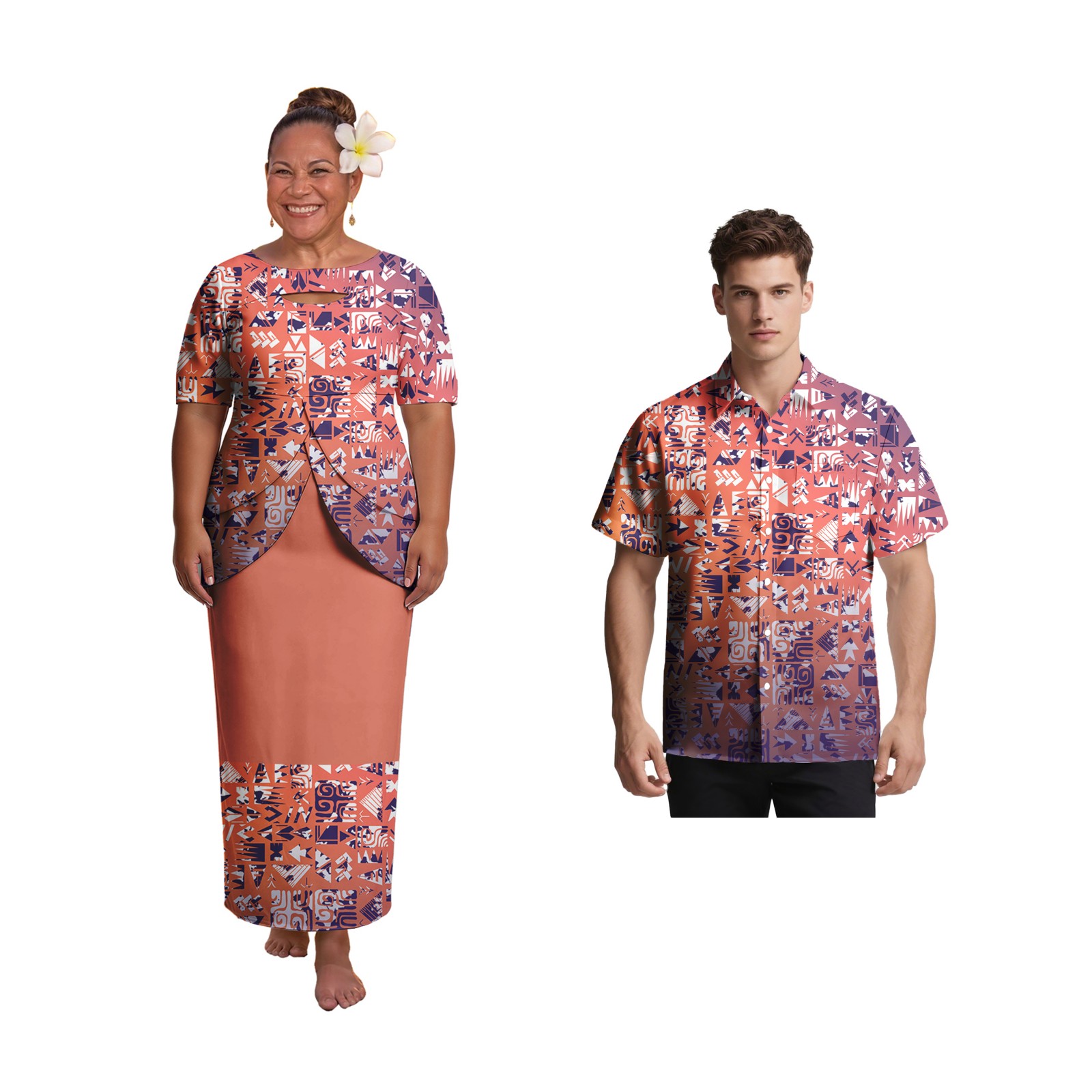 Beach Samoan Puletasi Elegant  - огляд і ціна Men'S Hawaiian Formal Wear