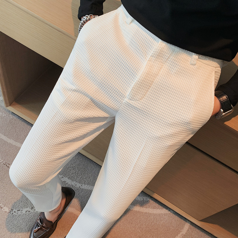 2024 Autumn New Waffle Stretch - огляд і ціна Men'S Formal Wear For A Wedding