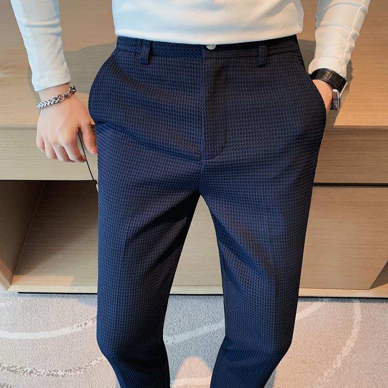 2024 Autumn New Waffle Stretch - огляд і ціна Men'S Formal Wear For A Wedding
