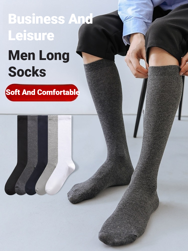 1 Pair Men Solid Knee High Bus - огляд і ціна Men Formal Wear Dress