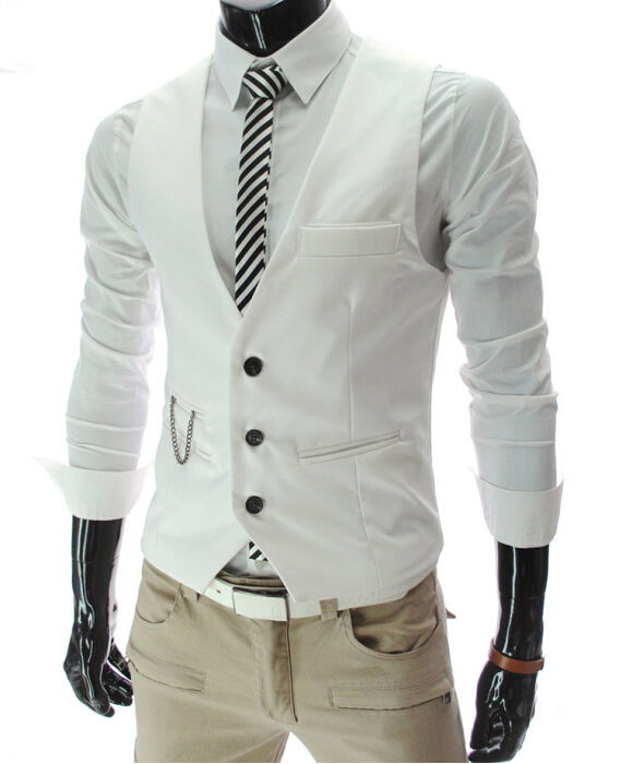 2026 New Grey Dress Vests Slim - огляд і ціна Men Formal Wear Vest
