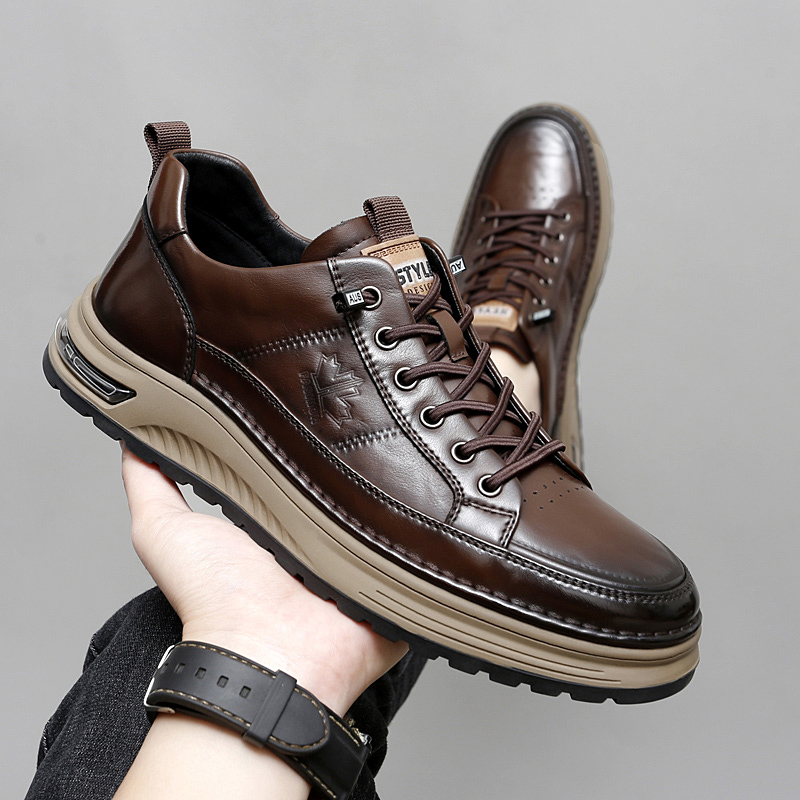 Luxury Genuine Leather Mens Ca - огляд і ціна Men'S Luxury Formal Wear