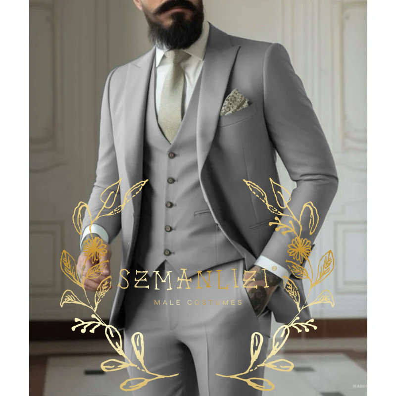 Light green Suits Men Suits 3  - огляд і ціна Men Formal Wear Dress