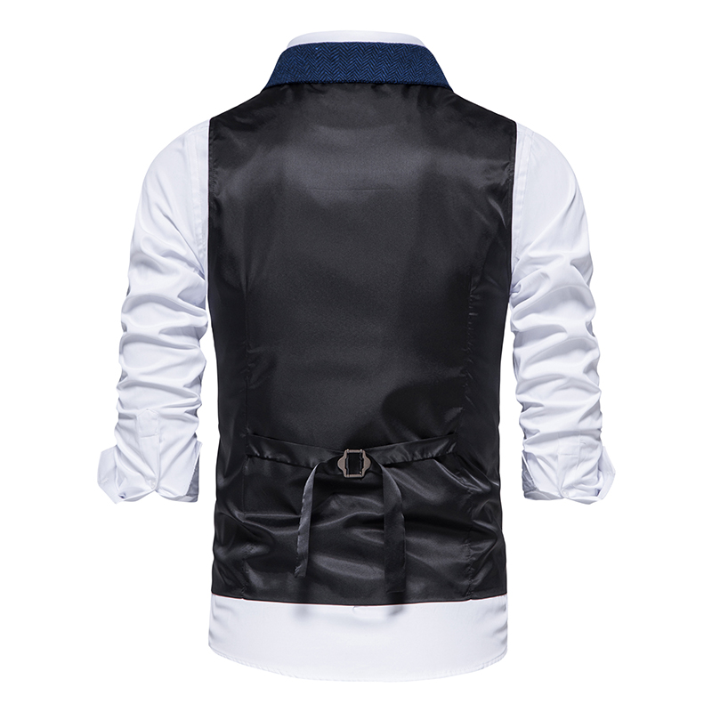 Men Suit Vest Herringbone Fabr - огляд і ціна Men Formal Wear Vest