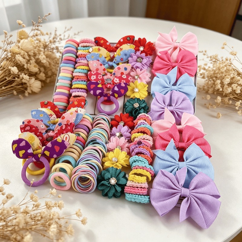 73PCS   New Fabric Girls Hair  - огляд і ціна Tie Bar Clip
