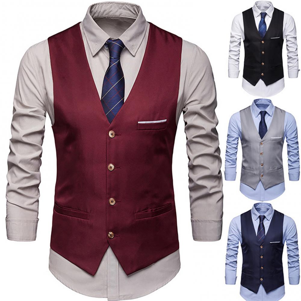 Dress Vests For Men Slim Fits  - огляд і ціна Men Formal Wear Vest