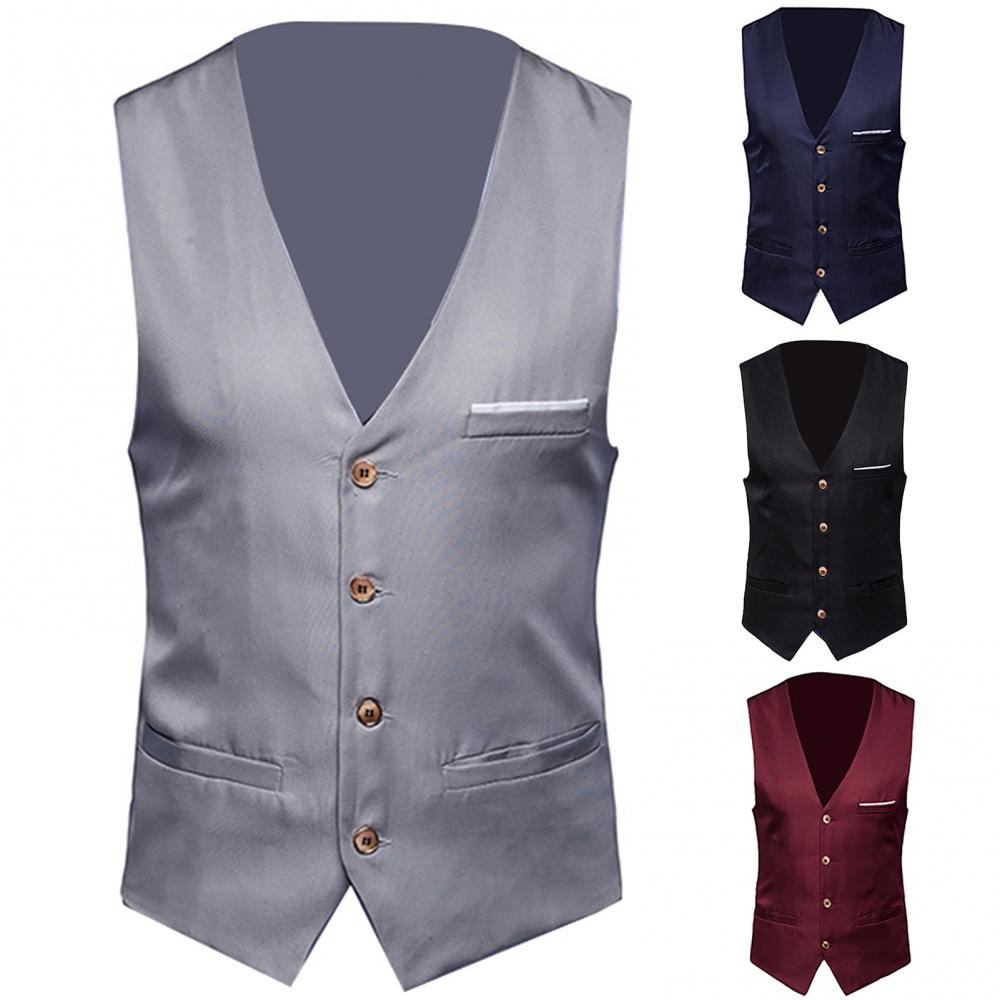 Dress Vests For Men Slim Fits  - огляд і ціна Men Formal Wear Vest
