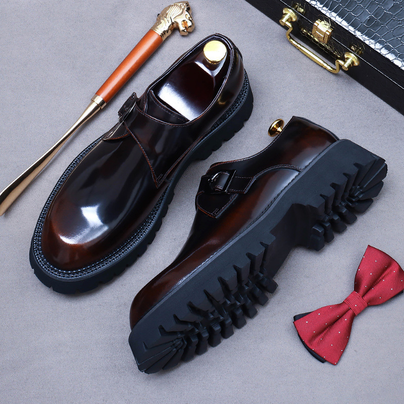 Platform Mens Genuine Leather  - огляд і ціна Men'S Luxury Formal Wear