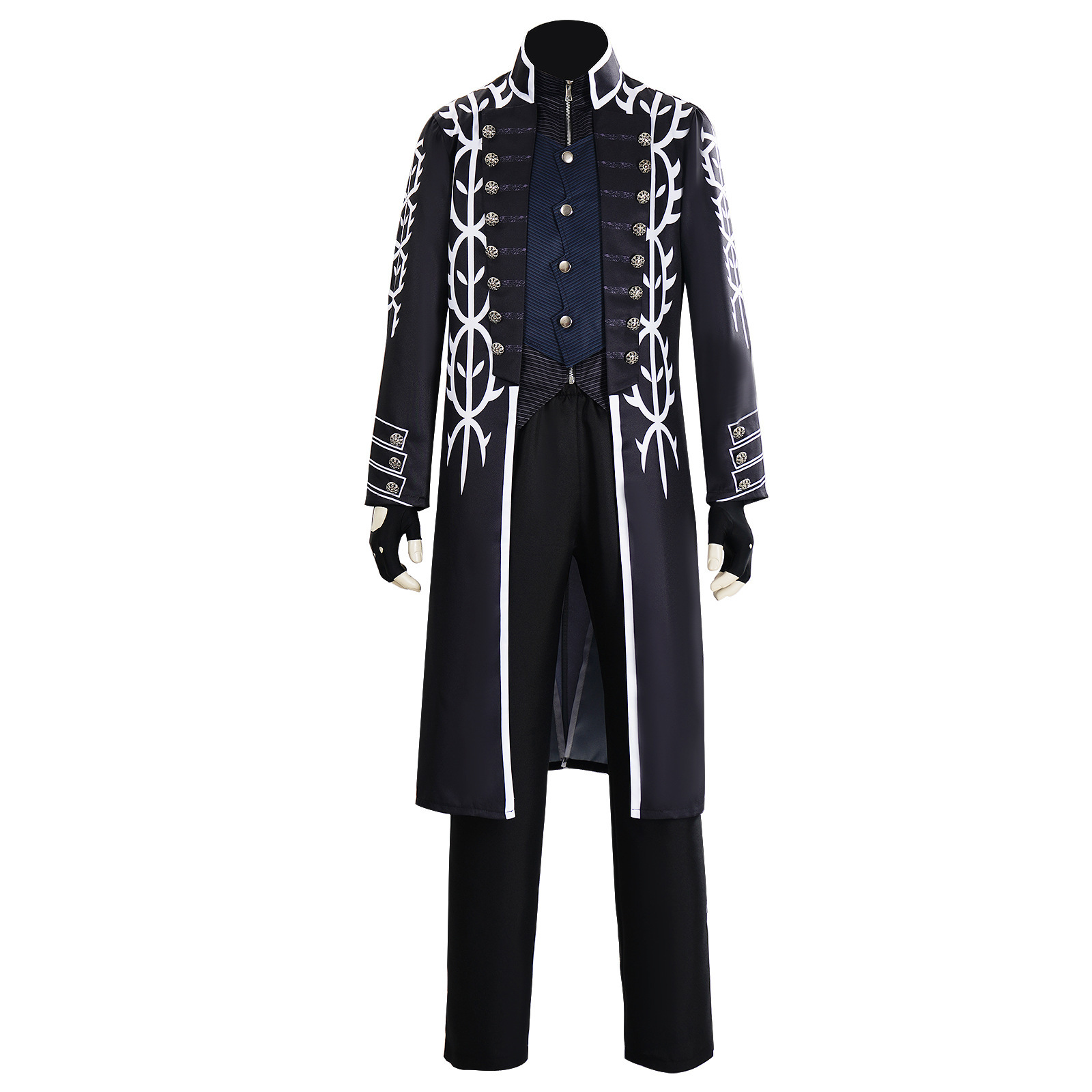 Game DMC Vergil Cosplay Costum - огляд і ціна Men Formal Wear Vest