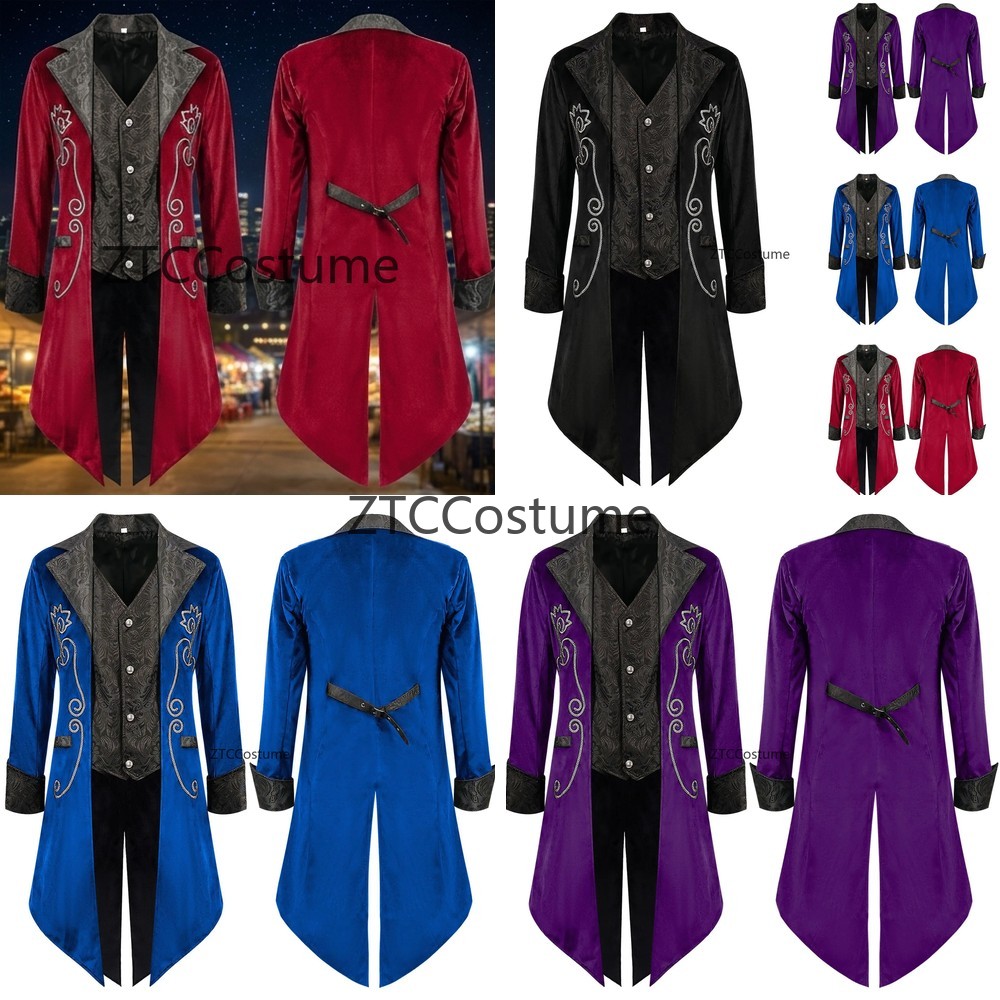 Steampunk Victorian Tailcoat M - огляд і ціна Men'S Medieval Formal Wear