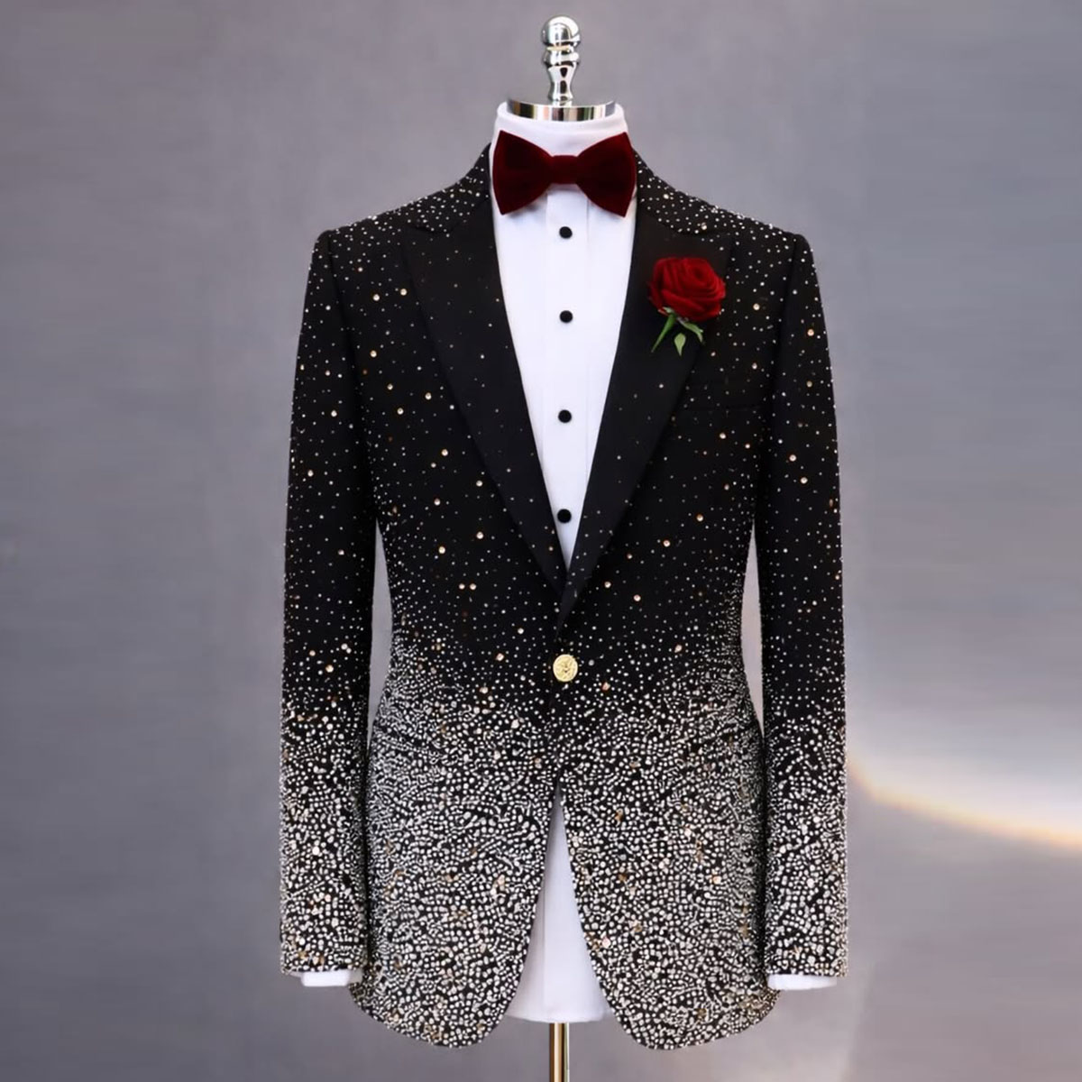 Handsome Rhinestone Diamond Me - огляд і ціна Men'S Formal Wear For A Wedding