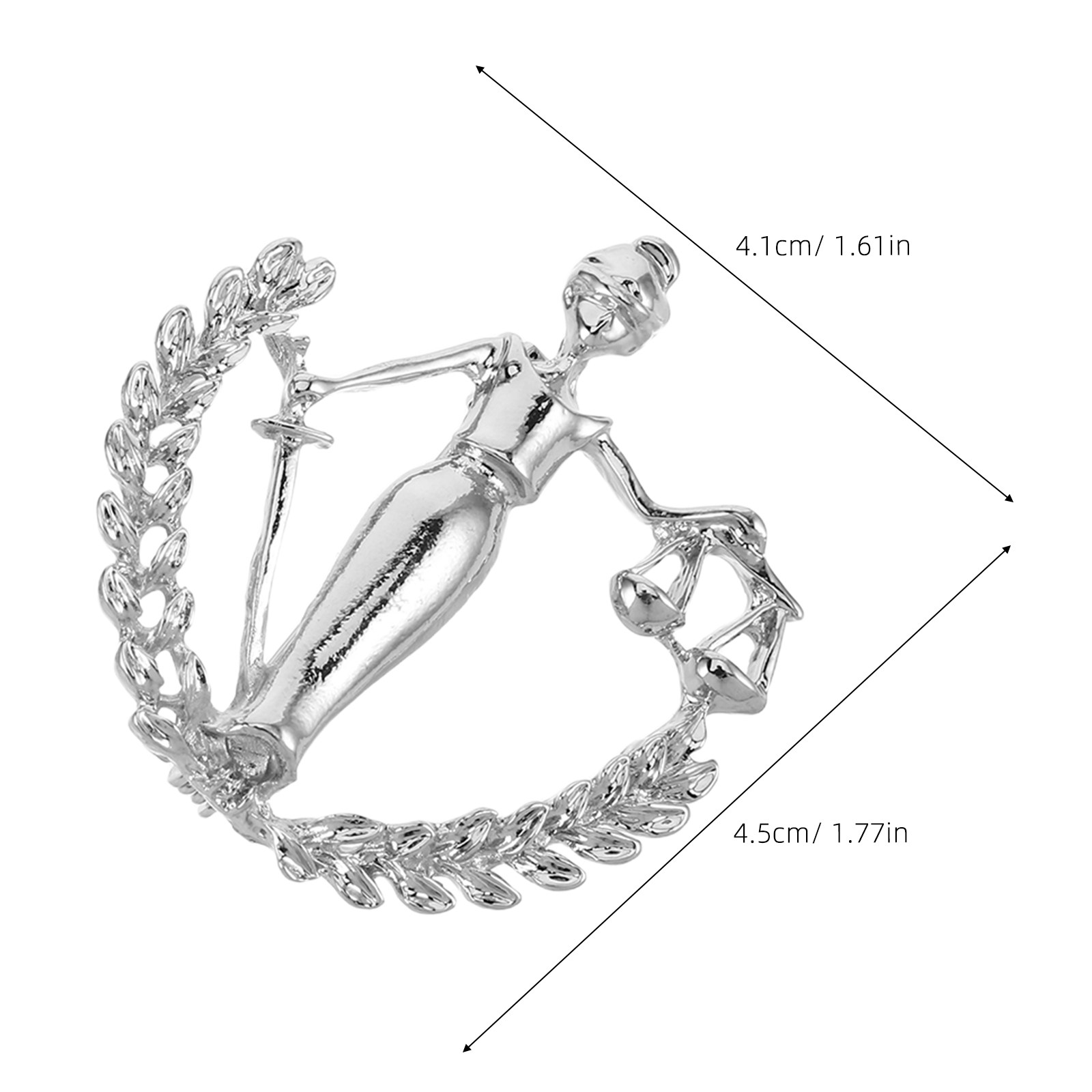 2Pcs Men Lapel Pin Law Theme S - огляд і ціна Scale - Men Formals & Ethnic Wear