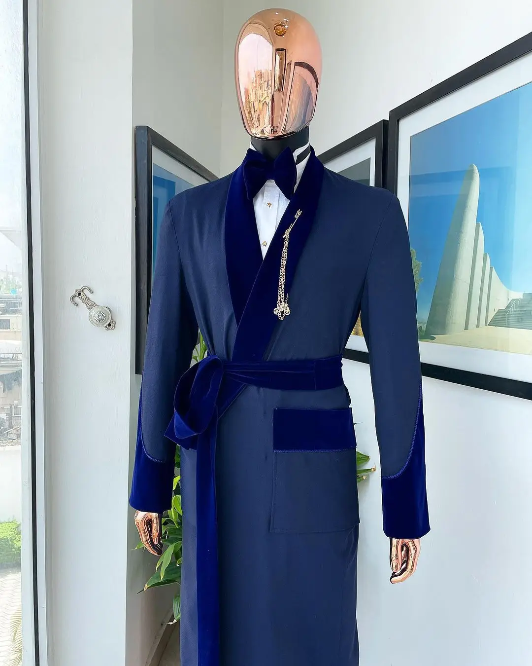 Tailor Made Royal Blue Men Sui - огляд і ціна Men Formal Wear Blue