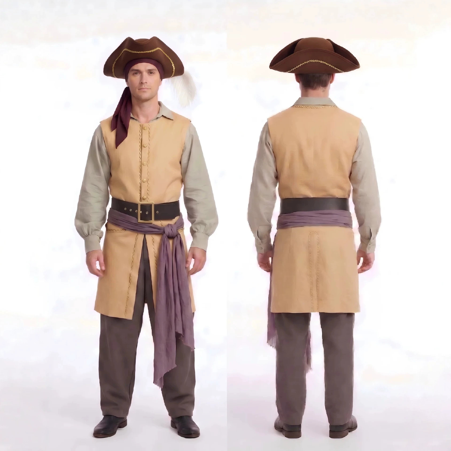 Movie Backrooms Captain Clark  - огляд і ціна Men Formal Wear Vest